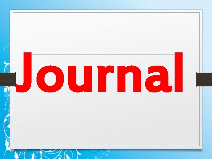 Journal 
