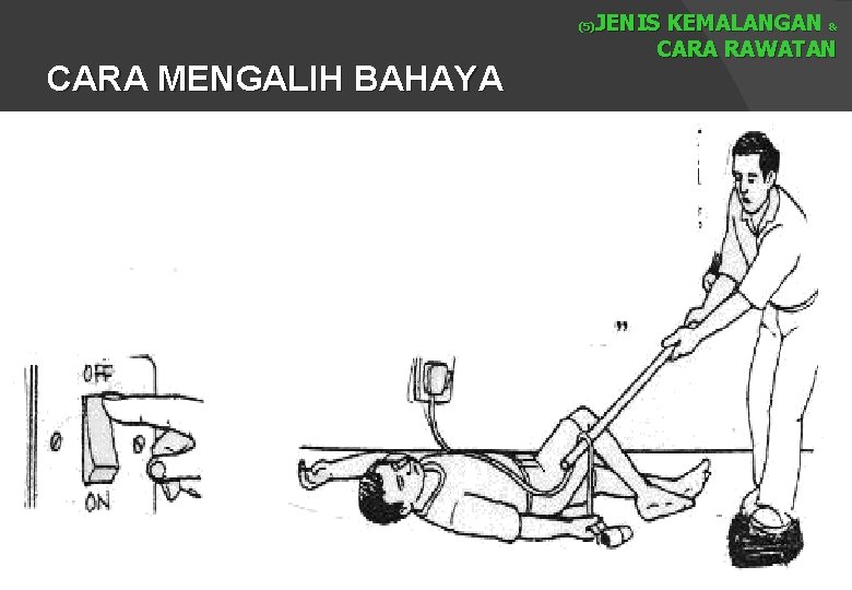 JENIS KEMALANGAN & CARA RAWATAN (5) CARA MENGALIH BAHAYA 