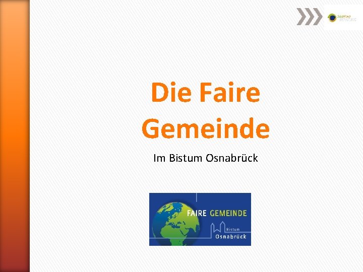 Die Faire Gemeinde Im Bistum Osnabrück 