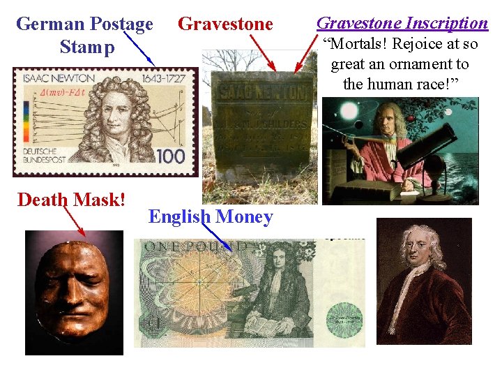 German Postage Stamp Death Mask! Gravestone English Money Gravestone Inscription “Mortals! Rejoice at so