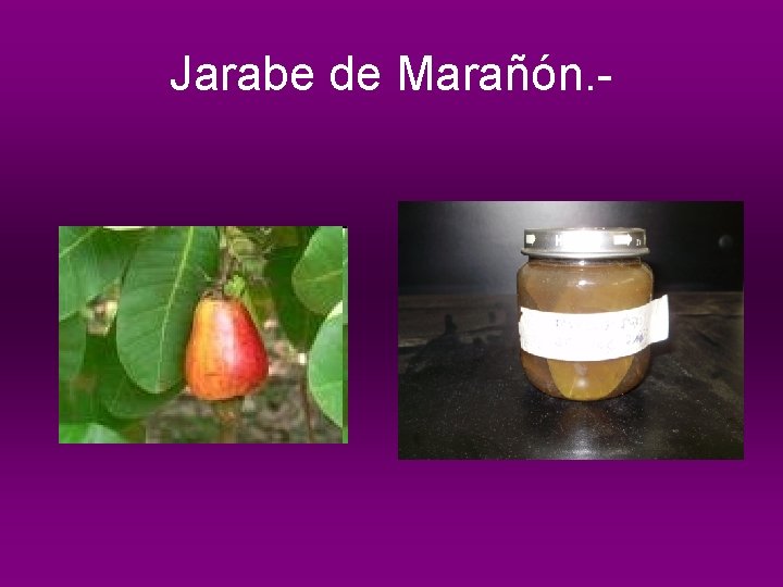 Jarabe de Marañón. - 