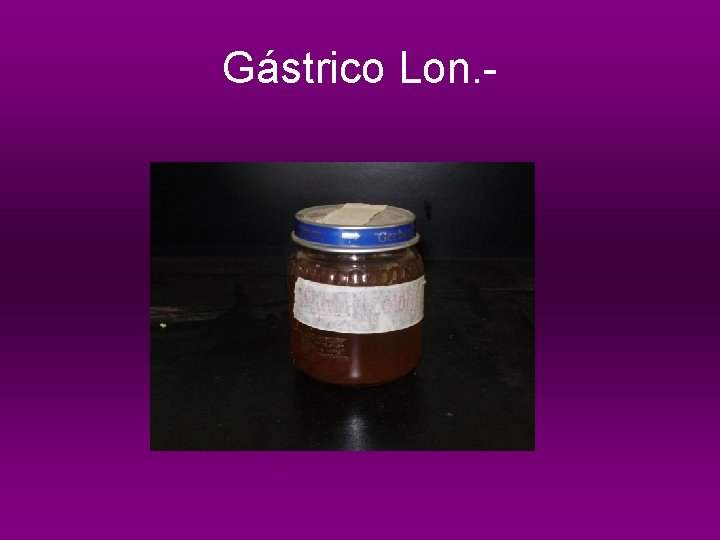 Gástrico Lon. - 