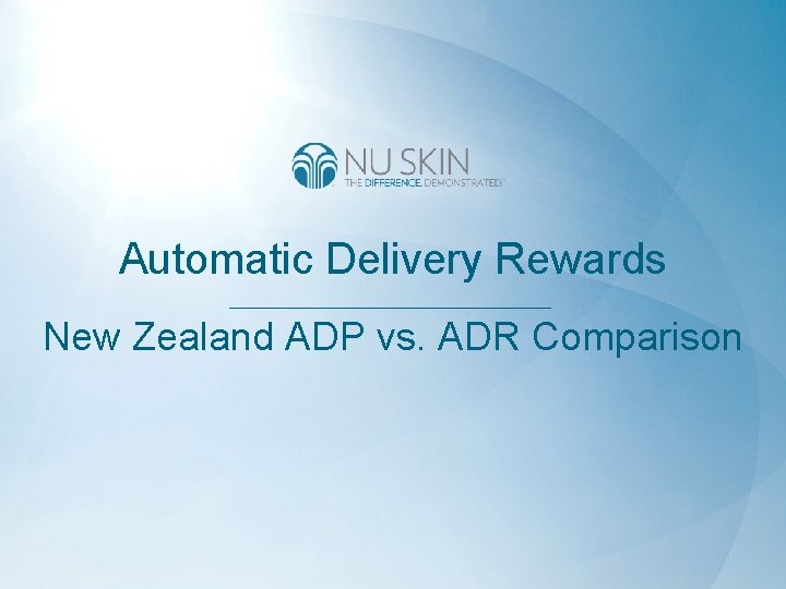 Automatic Delivery Rewards New Zealand ADP vs. ADR Comparison 