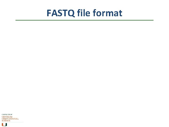 FASTQ file format 