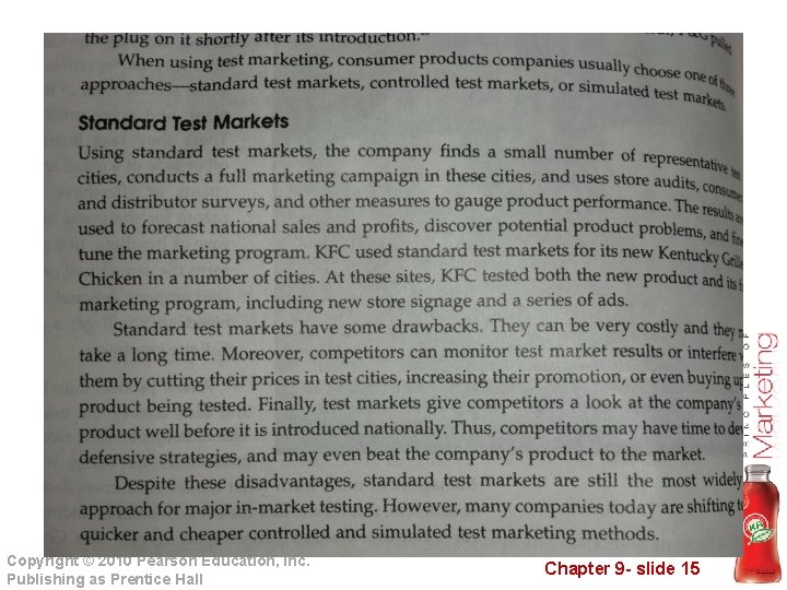 Copyright © 2010 Pearson Education, Inc. Publishing as Prentice Hall Chapter 9 - slide