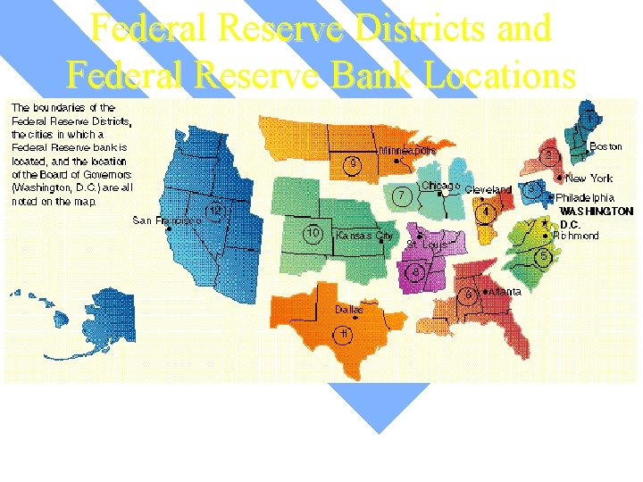 Federal Reserve Districts and Federal Reserve Bank Locations Exhibit 1 