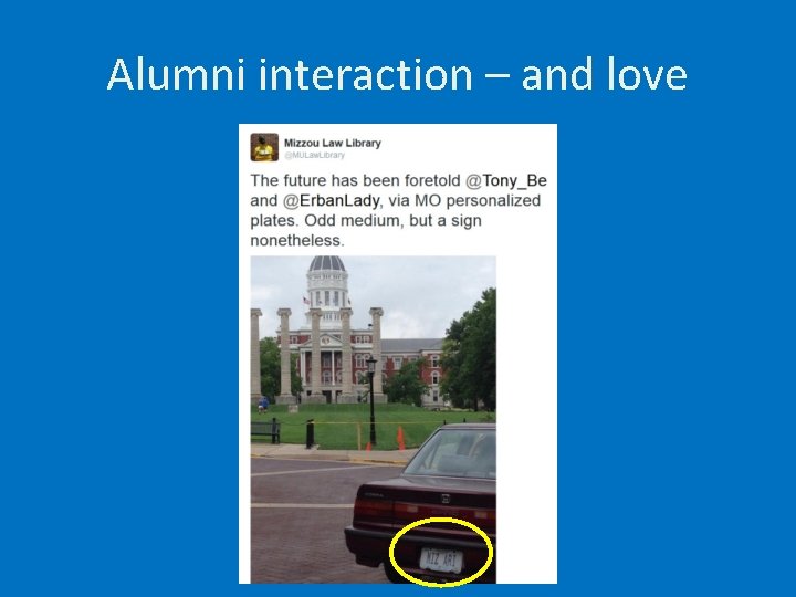 Alumni interaction – and love 