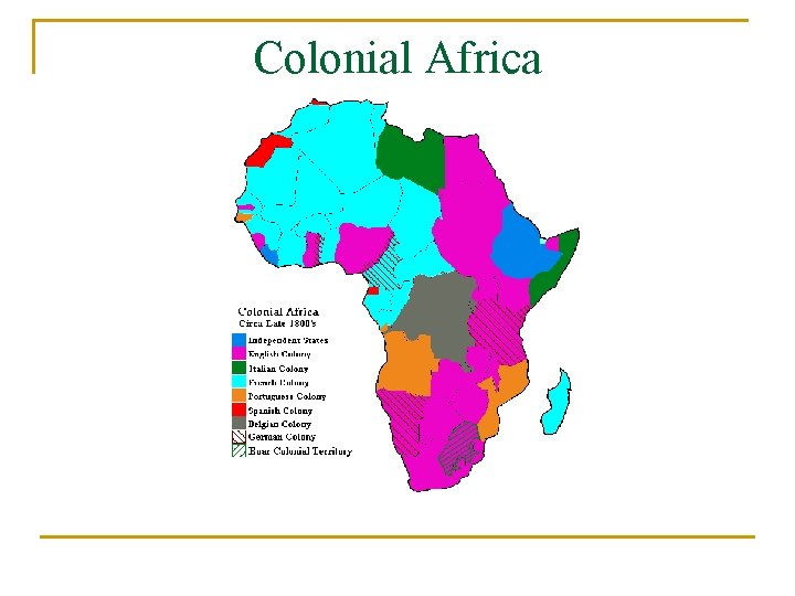 Colonial Africa 