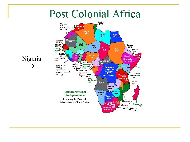 Post Colonial Africa Nigeria 