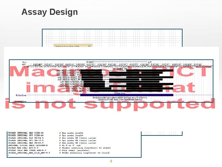 Assay Design 8 