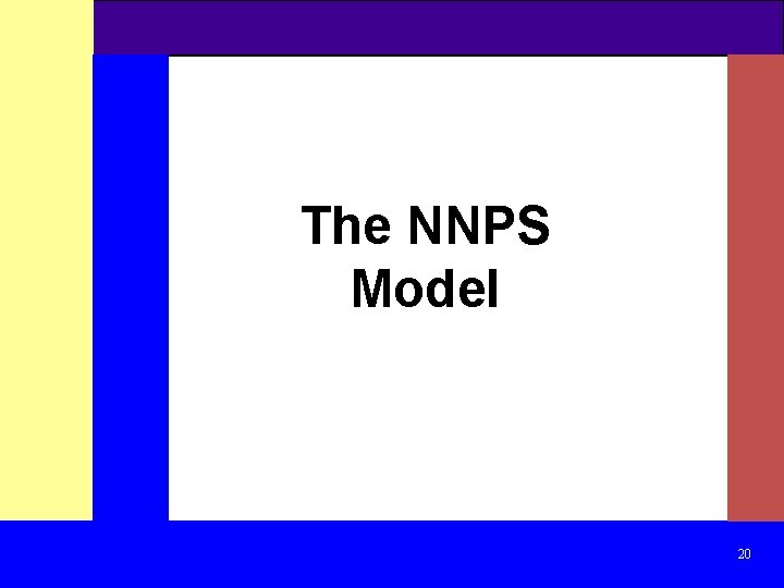 The NNPS Model 20 