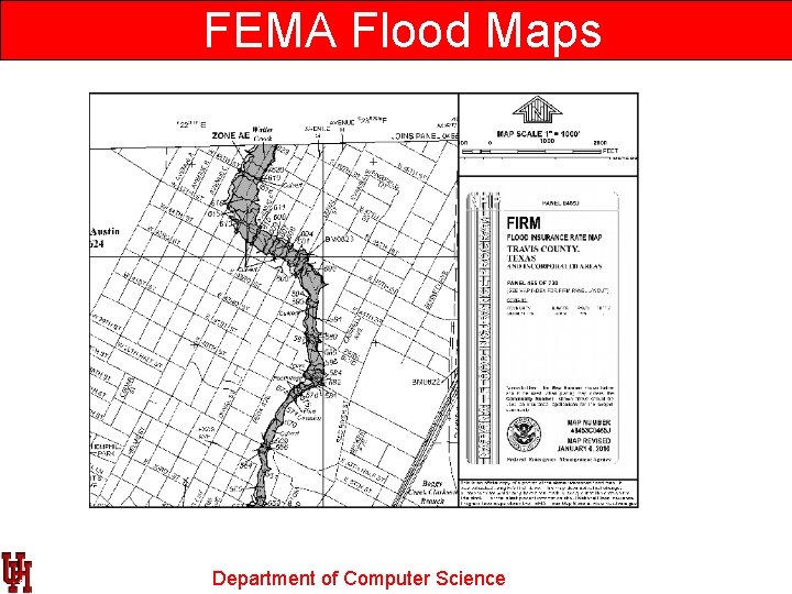 FEMA Flood Maps Department of Computer Science 