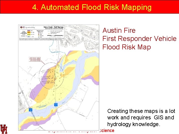 4. Automated Flood Risk Mapping Austin Fire First Responder Vehicle Flood Risk Map Creating