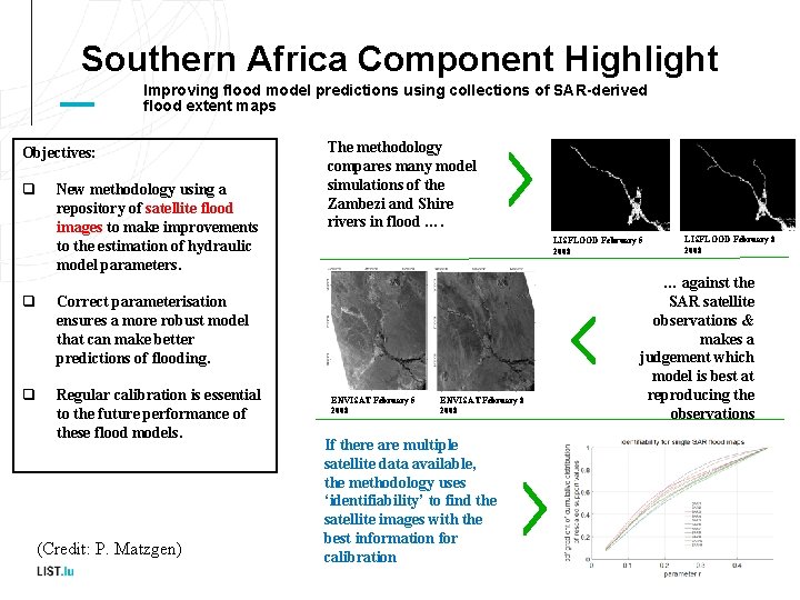 Southern Africa Component Highlight Improving flood model predictions using collections of SAR-derived flood extent