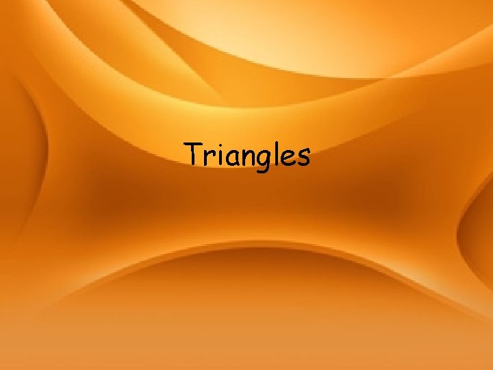 Triangles 
