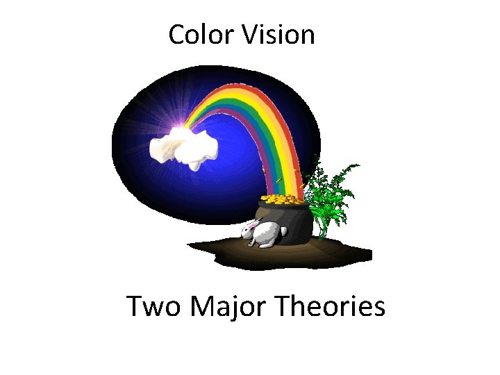 Color Vision Two Major Theories 