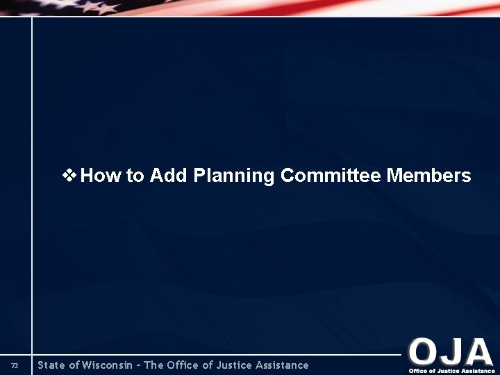 v How to Add Planning Committee Members 72 State of Wisconsin – The Office