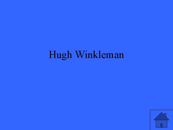 Hugh Winkleman 