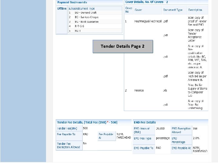 Tender Number Example STEP BY STEP Guide On How to Submit