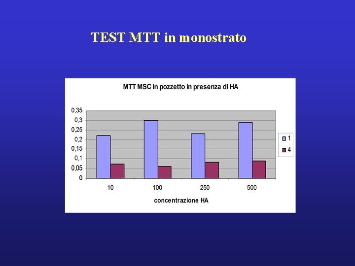 TEST MTT in monostrato 