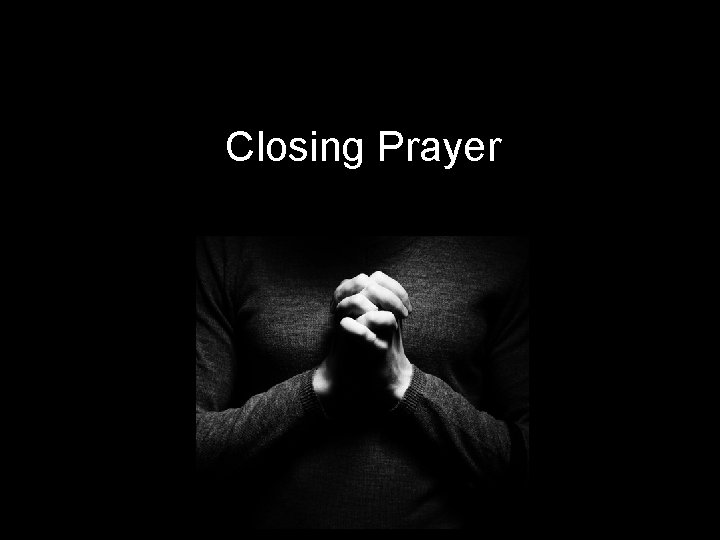 Closing Prayer 