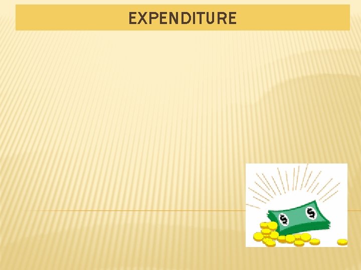 EXPENDITURE EXPENDITURE
