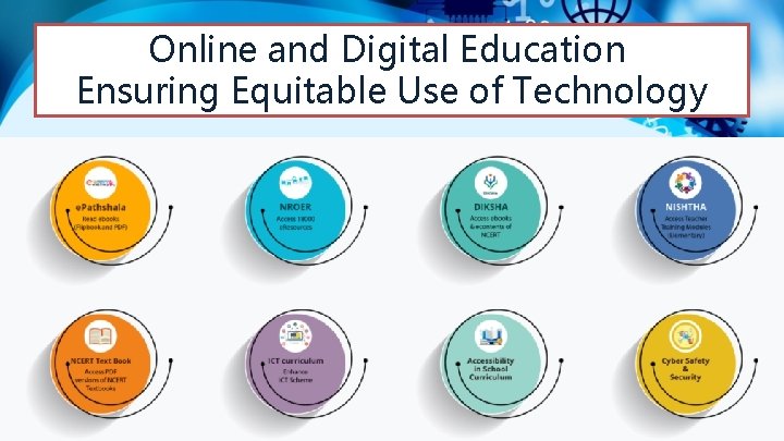 Online and Digital Education Ensuring Equitable Use of Technology 