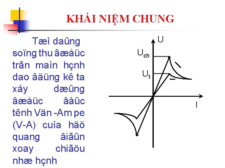 KHÁI NIỆM CHUNG Tæì daûng soïng thu âæåüc trãn maìn hçnh dao âäüng kê