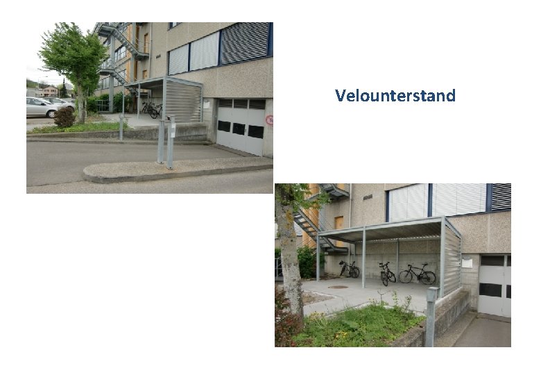 Velounterstand 