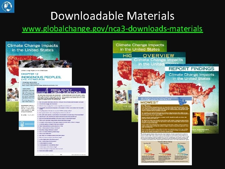 Downloadable Materials www. globalchange. gov/nca 3 -downloads-materials 
