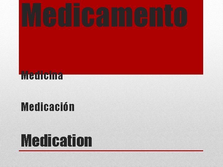 Medicamento Medicina Medicación Medication 
