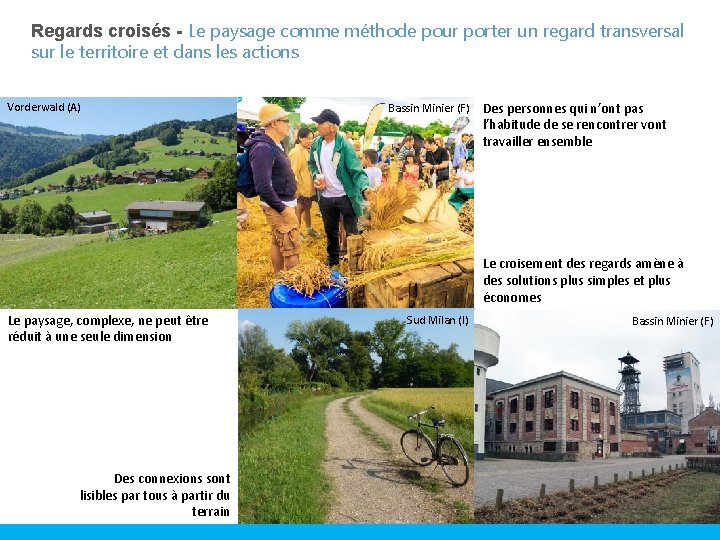 Regards croisés - Le paysage comme méthode pour porter un regard transversal sur le