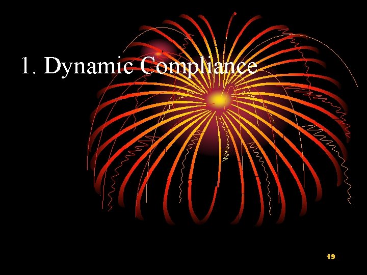 1. Dynamic Compliance 19 