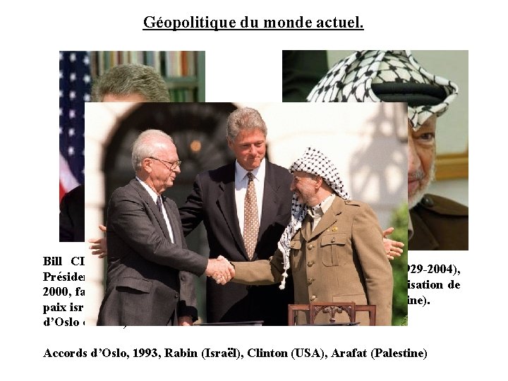 Géopolitique du monde actuel. Bill CLINTON (né en 1946), Président des USA de 1992