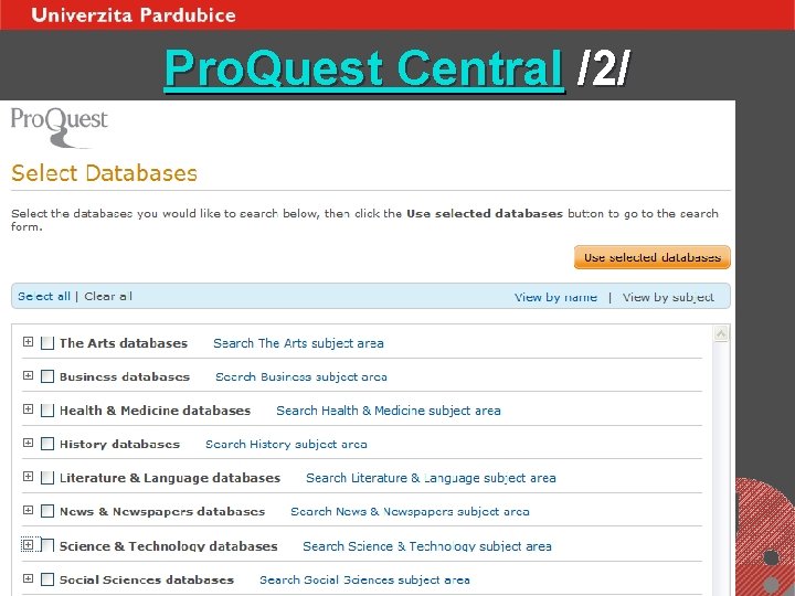 Pro. Quest Central /2/ 