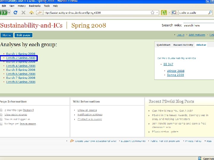 http: //sustainability-andics. pbwiki. com/ 