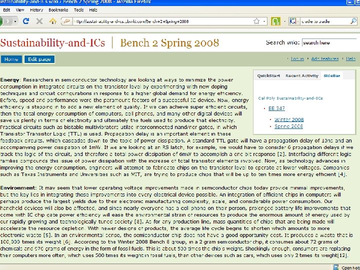 http: //sustainability-andics. pbwiki. com/ 