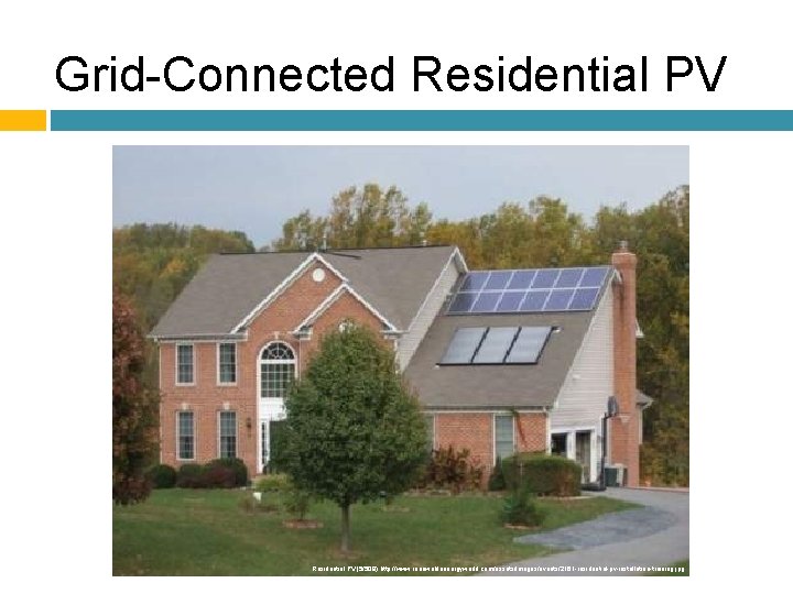Grid-Connected Residential PV (5/509) http: //www. renewableenergyworld. com/assets/images/events/2161 -residential-pv-installation-training. jpg 