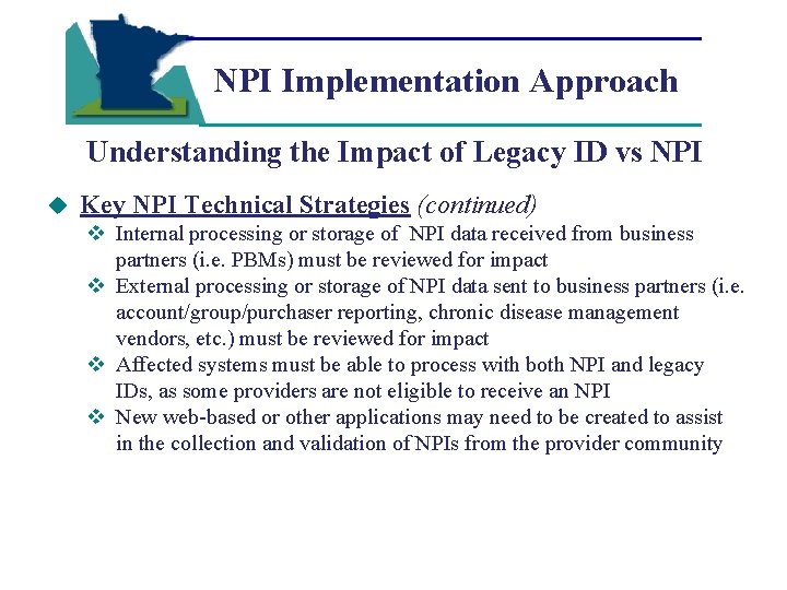 Npi Program Management The Second Health Information Technology Summit Shared HITHIPAA