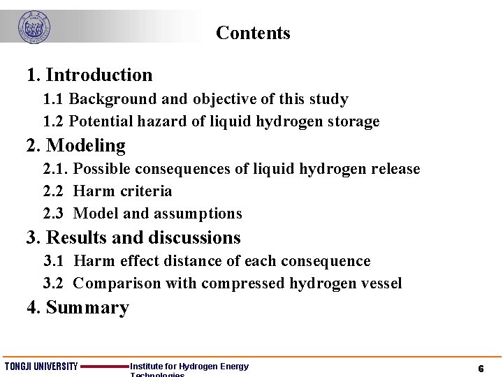 Contents 1. Introduction 1. 1 Background and objective of this study 1. 2 Potential