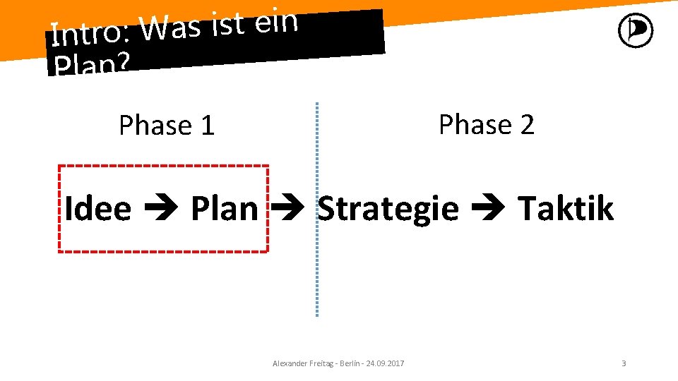 n i e t s i s a W : Intro Plan? Phase 2