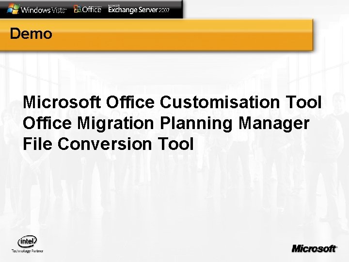 Demo Microsoft Office Customisation Tool Office Migration Planning Manager File Conversion Tool 