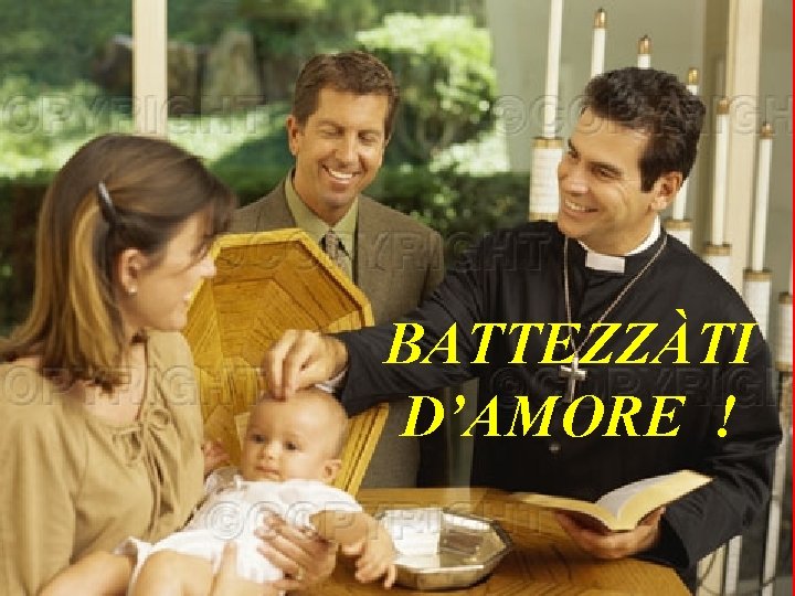 BELLANOTIZIA Questa è una rielaborazione sulle letture della Messa della Domenica del Battesimo di