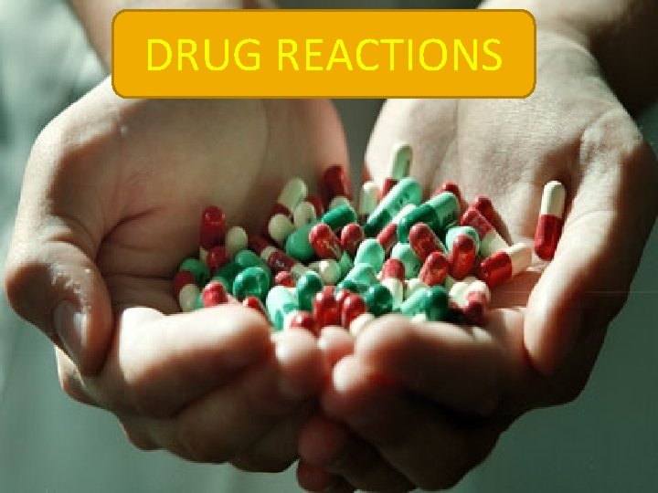 DRUG REACTIONS 