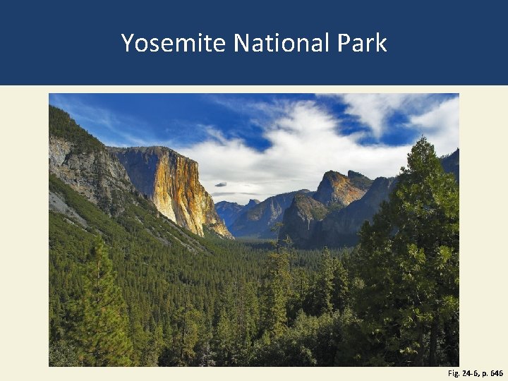 Yosemite National Park Fig. 24 -6, p. 646 