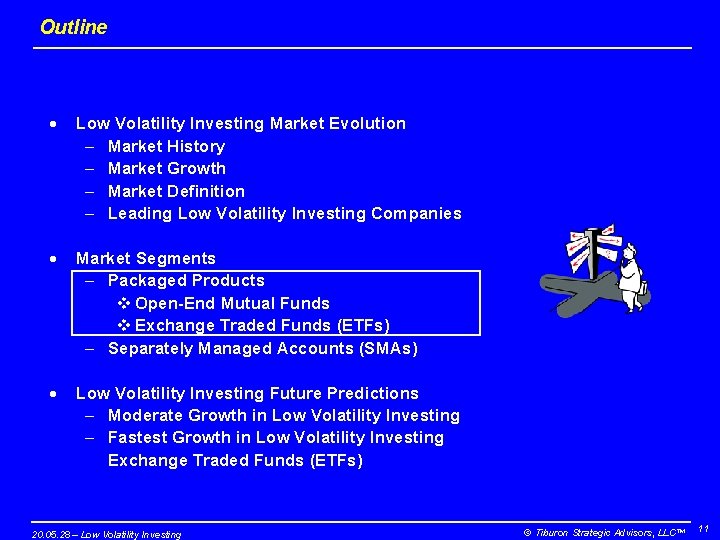 Outline · Low Volatility Investing Market Evolution – Market History – Market Growth –