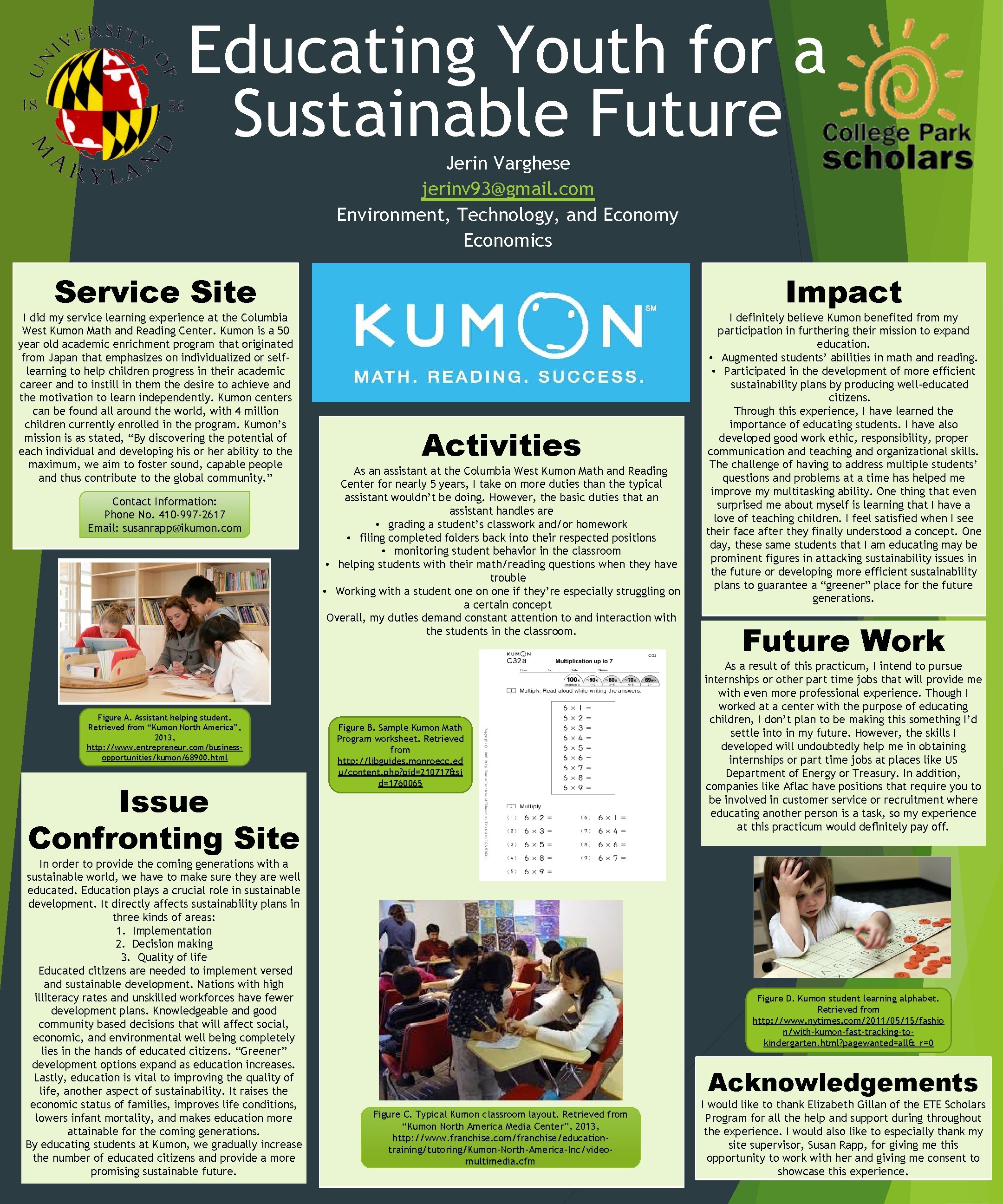 Educating Youth for a Sustainable Future Jerin Varghese jerinv 93@gmail. com Environment, Technology, and