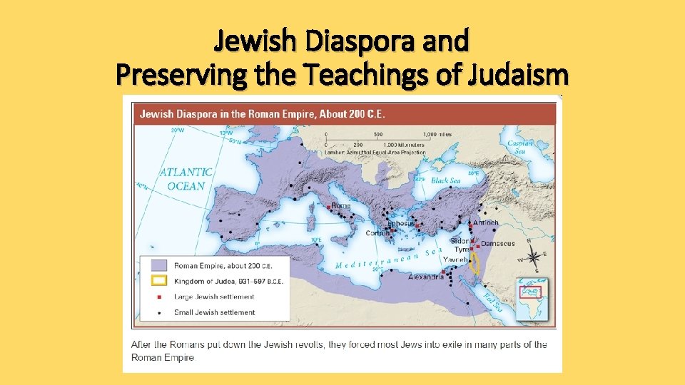 Jewish Diaspora and Preserving the Teachings of Judaism 