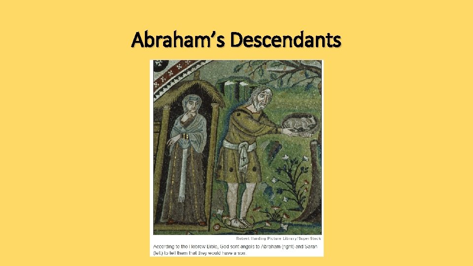 Abraham’s Descendants 