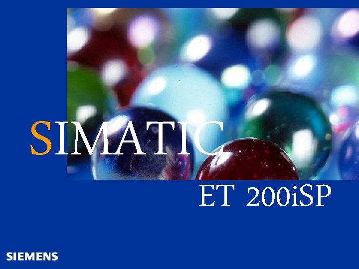 SIMATIC ET 200 i. SP 